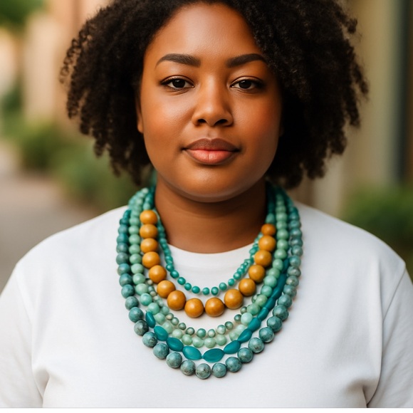 Calypso St. Barth Jewelry - Calypso St. Barth for Target 
Multi strands beaded necklace